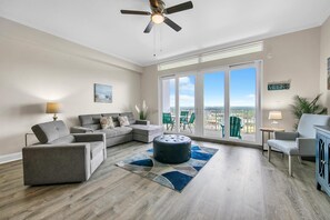 Condo, 1 King Bed with Sofa bed (Laketown Wharf 2135) | Living area