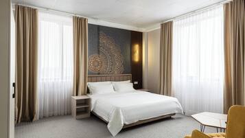 Ropa de cama de alta calidad y caja fuerte