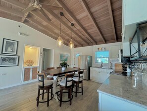 Fridge, microwave, oven, stovetop - Best Home Away from Home in Key Colony Beach – 2BR/2BA with Private Pool & Dock (Key Colony Beach)