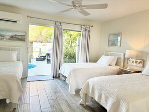 2 slaapkamers, een strijkplank/strijkijzer, gratis wifi, beddengoed