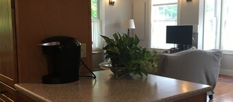 Fully furnished spacious 1-bedroom apartment with WiFi in rural Maine village