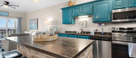 Condo, Multiple Beds (Baywatch E3) | Private kitchen | Oven, toaster, paper towels