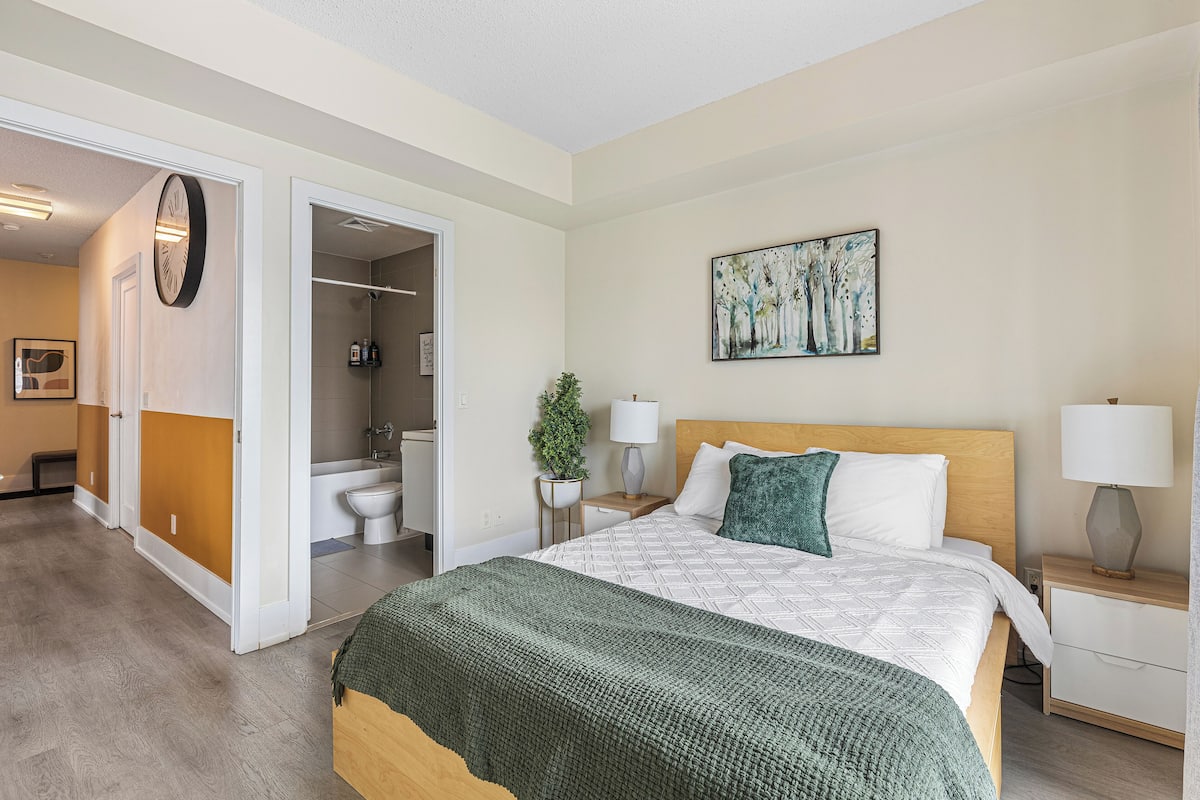 Leilighet – signature, 3 soverom, balkong, byutsikt | Sengetøy av topp kvalitet, dundyner og memory foam-senger