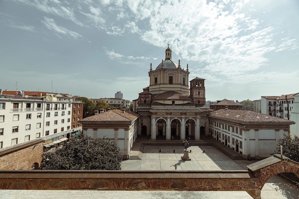 Stadsutsikt från boendet