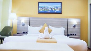Doppia Standard, balcone, vista città | Wi-Fi gratuito, lenzuola