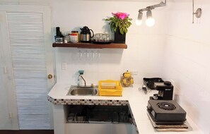 Appartement Confort, balcon, vue ville | Cuisine privée