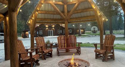 Luxury bunkhouse home along the West Fork River