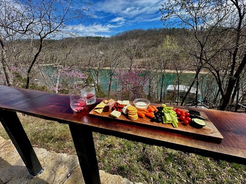 Terrace - lakefront, hot tub, full kitchen, BBQ, screened in porch, two patios.