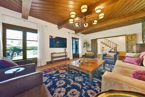 Fireplace, ping pong