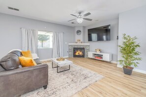 Smart TV, video games, ping pong, books