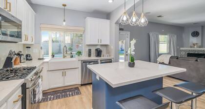 Spacious 4-bedroom house with Pool, Fun BackYard & Amazing Game Room