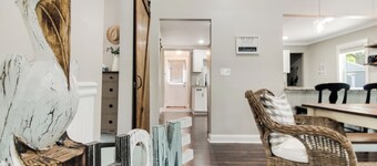Southport Salty Patriot-Walk to DT/Pets/Fully fenced with firepit!