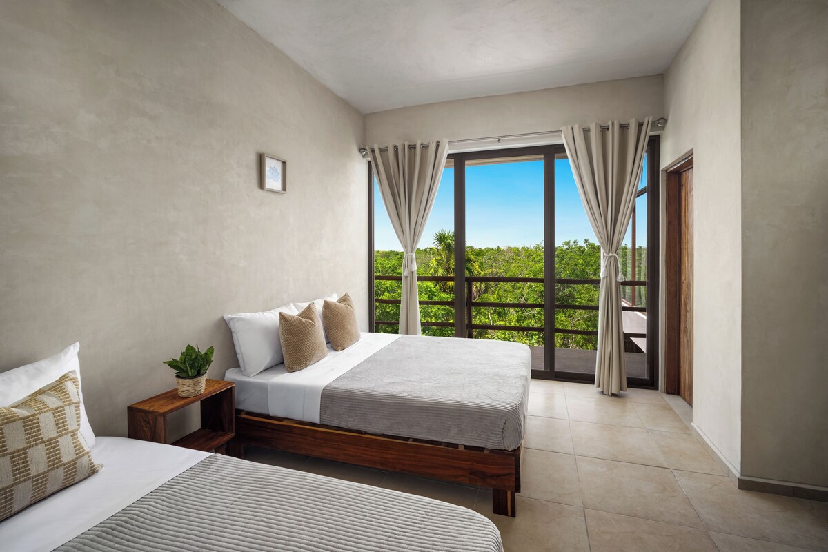 Suite estudio junior, vistas al patio | Wifi gratis y ropa de cama