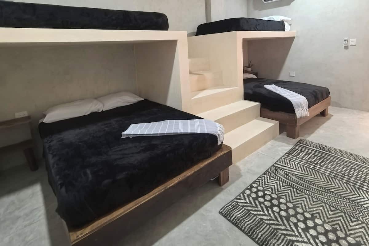 4 habitaciones, wifi gratis y ropa de cama