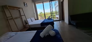 Junior Studio, Courtyard View | 4 bedrooms, free WiFi, bed sheets