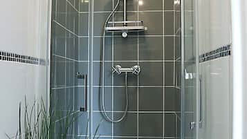 Towels, soap, toilet paper