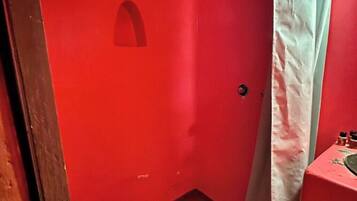 Shower, eco-friendly toiletries, soap