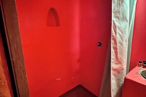 Dusch, miljövänliga toalettartiklar och tvål