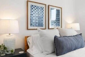 2 slaapkamers, een strijkplank/strijkijzer, wifi, beddengoed