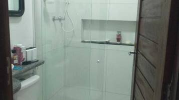 Shower, toilet paper