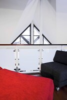 Apartamento, 1 habitación, sauna, vistas al complejo turístico | Tabla de planchar con plancha, wifi gratis, ropa de cama