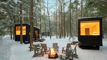 Uitzicht vanuit accommodatie