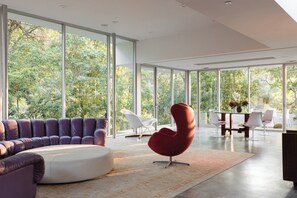 TV connectée, cheminée