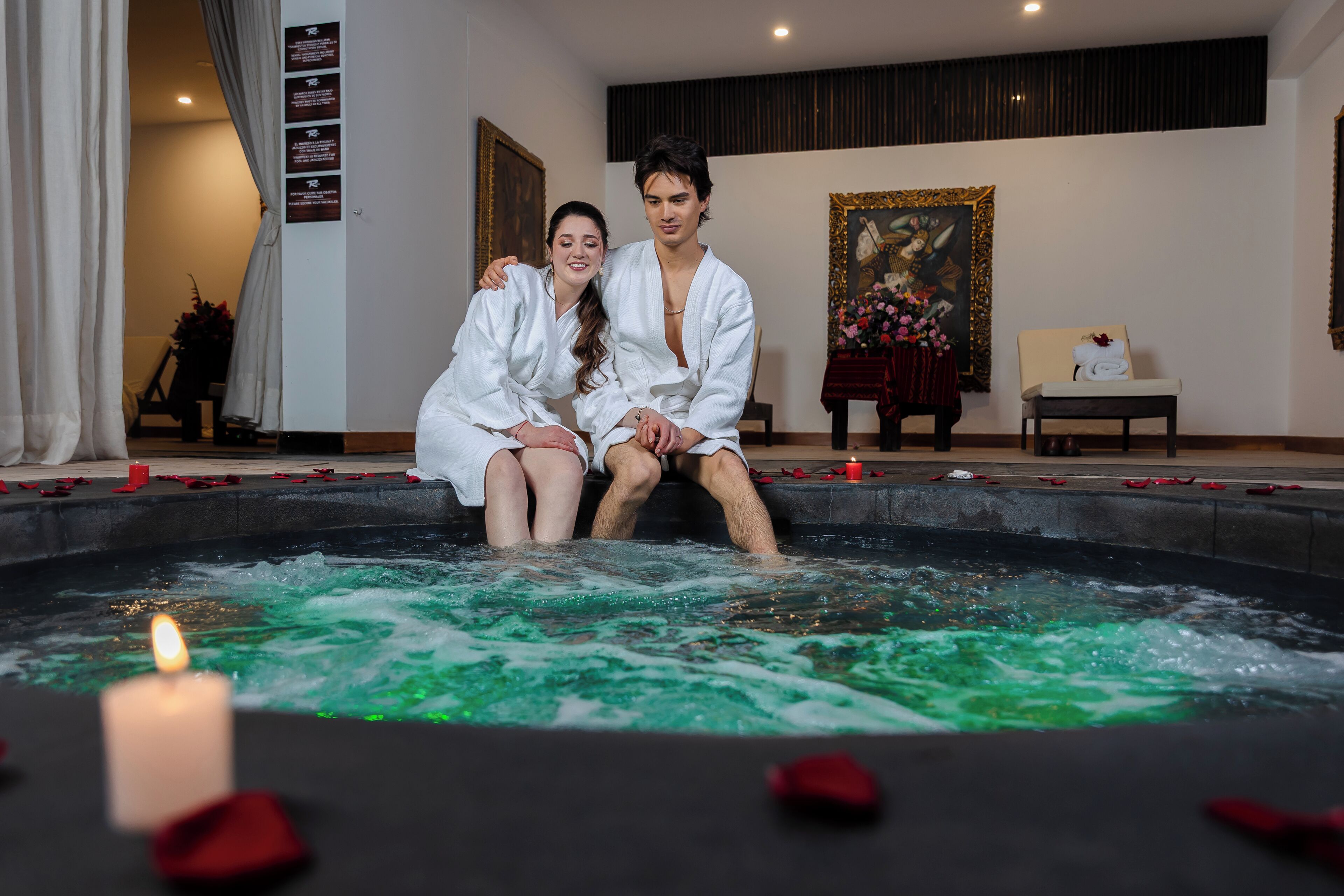 Sale per trattamenti di coppia, sauna, bagno turco