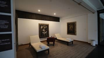 Salas de tratamiento para parejas, sauna y baño de vapor