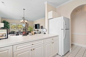 Fridge, microwave, oven, stovetop - Travel the World | Pet-Friendly 2BR Condo (Myrtle Beach)