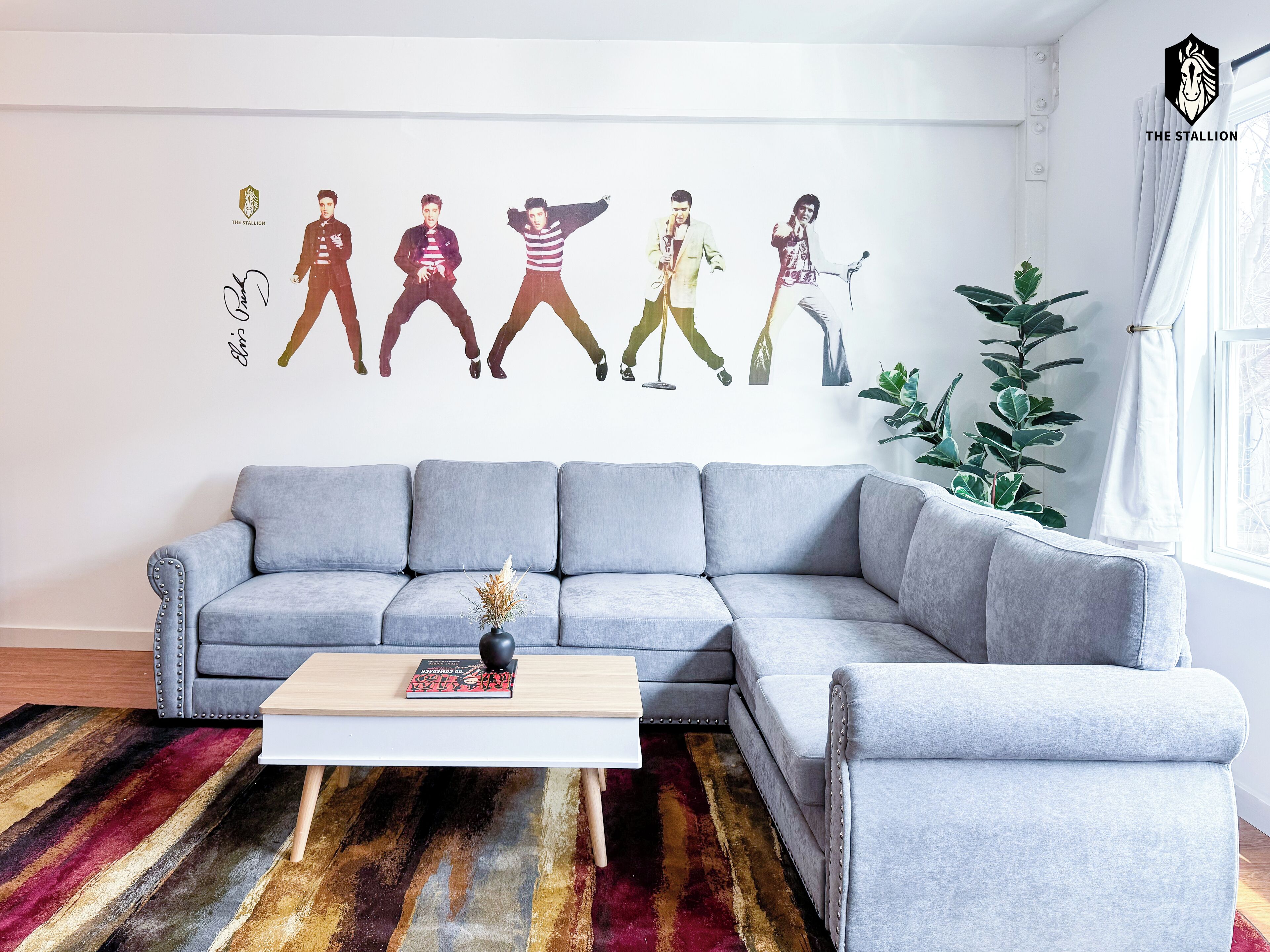 Loftsrom – signature, 1 kingsize-seng med sovesofa, ikke-røyk, byutsikt | Sengetøy av topp kvalitet, memory foam-senger og individuelt dekorert