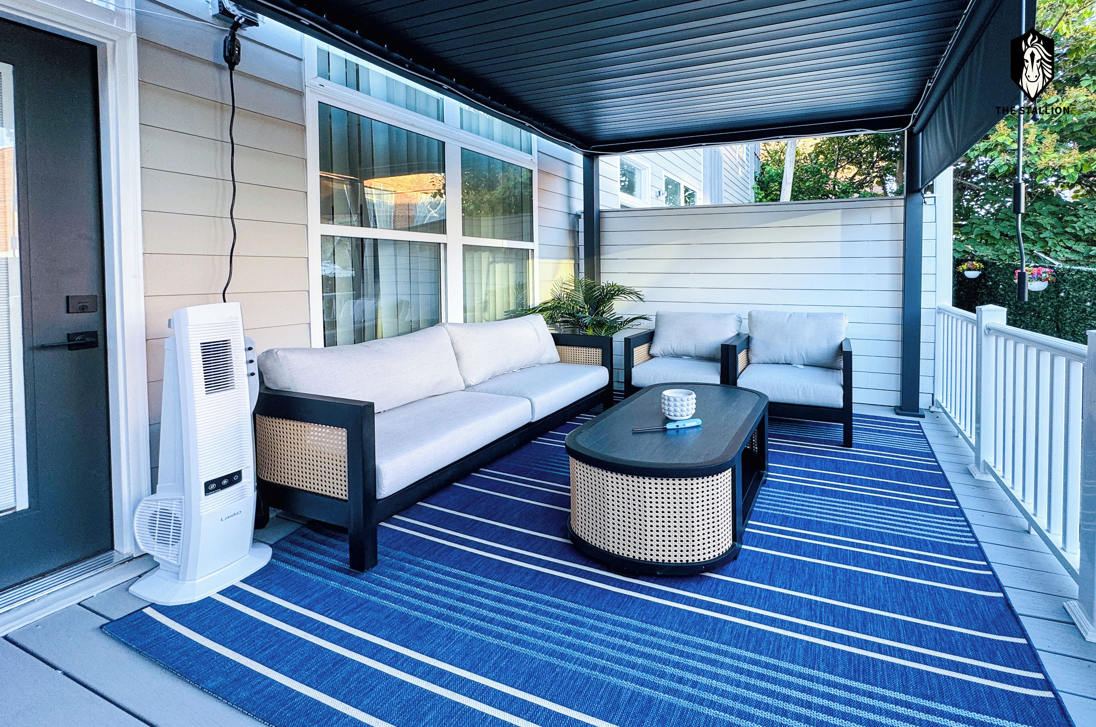 Loft de lujo, 2 habitaciones, patio, vistas a la ciudad | Terraza o patio