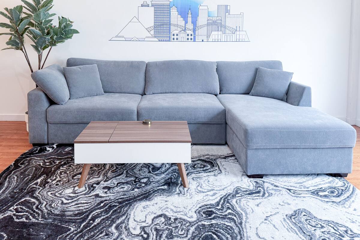 Loft Signature, 1 chambre, non-fumeur, vue ville | Coin séjour