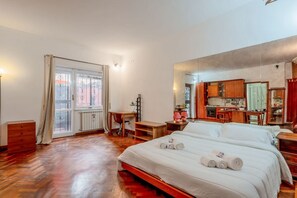 1 bedroom, iron/ironing board, travel cot, WiFi