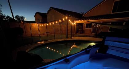 Farmhouse Retreat w/ Pool, Hot Tub & Billiards