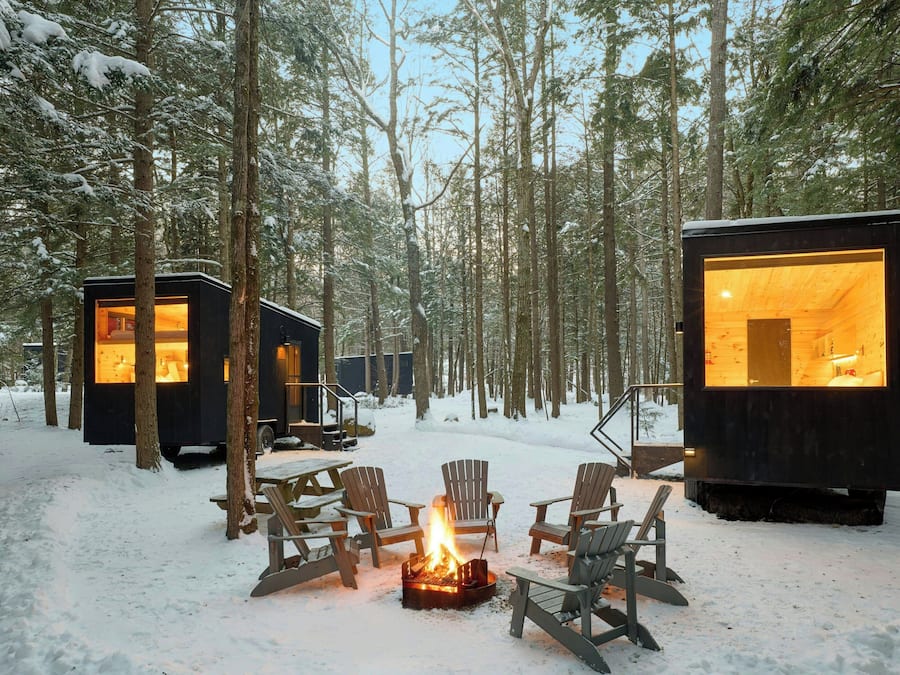 Blick von der Unterkunft