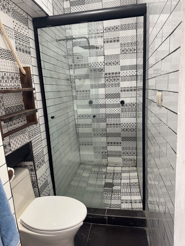 Towels, soap, toilet paper