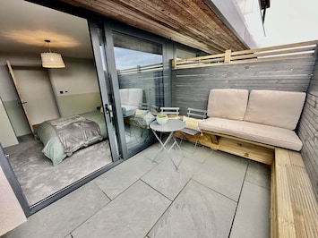 Outside Patio and Seating area