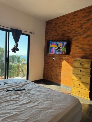 1 makuuhuone, vuodevaatteet