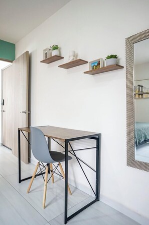 Apartamento luxo | 1 quarto, cortinas blackout, Wi-Fi de cortesia