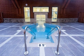Indoor pool, a heated pool