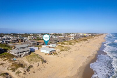 Coastal Dunes 2: Pet Friendly, Oceanfront Cottage in Nags Head