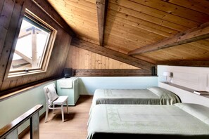 2 bedrooms, in-room safe, travel crib, WiFi