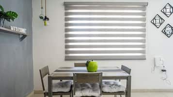 Comfort Apartment, Patio | Dining room