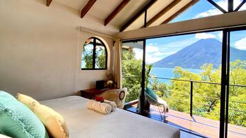 Luxury Cabin, Lake View | 1 bedroom, desk, laptop workspace, free WiFi