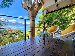 奢華小屋, 湖景 | 露台/庭院