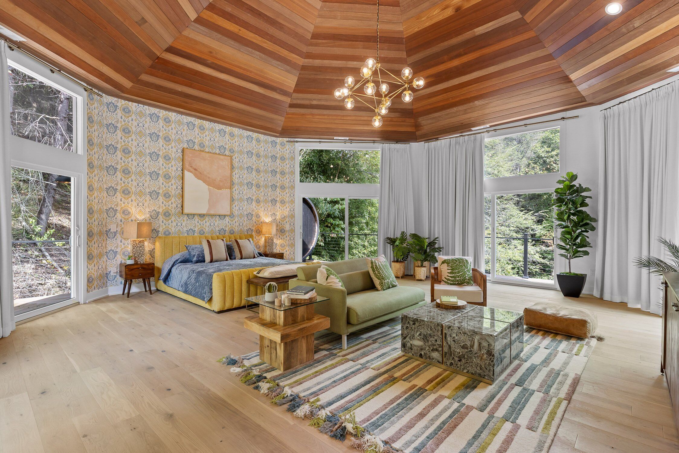 TV, fireplace, video games, books