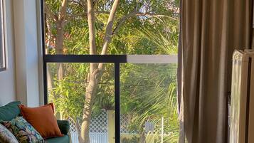 Estúdio conforto, vista para a cidade | Espaço de trabalho para notebook, Wi-Fi de cortesia