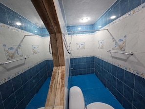 Towels, soap, toilet paper