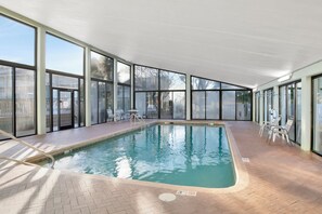 Indoor pool, a heated pool